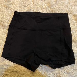 Size 8 Lululemon booty shorts. Like new.